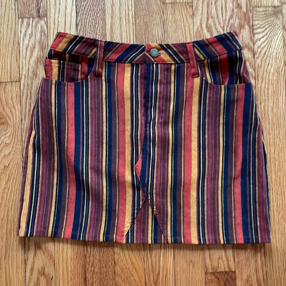 Altar'd State Dresses & Skirts - 70s colored corduroy mini skirt